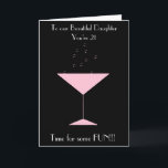 TOAST DAUGHTER 21:A BIRTHDAY-KORT KORT<br><div class="desc">KAN ANPASSAS.</div>