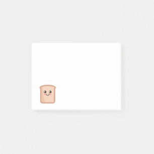Toast Kawaii Food Art Post-it Block