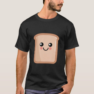 Toast Kawaii Food Art T Shirt