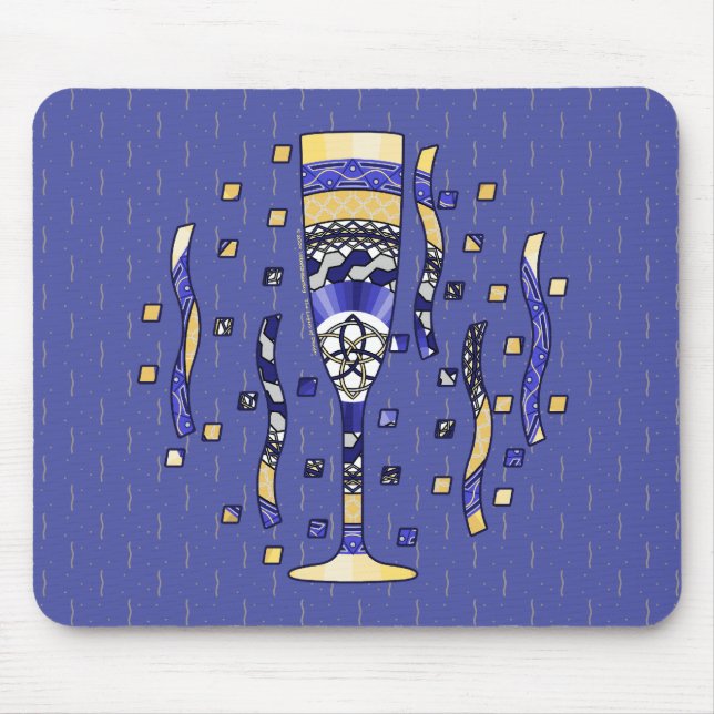 Toast Mousepad för nyår Musmatta (Framsidan)