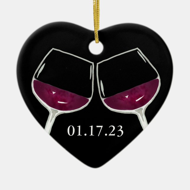 Toast Red Vin Ornament (Framsidan)