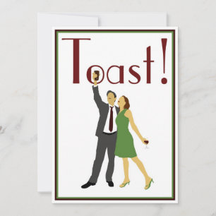 Toast! Repetitionsmiddag/gruppinbjudan Inbjudningar