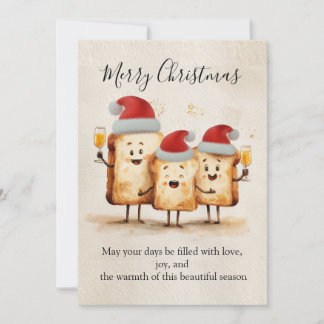 Toast to the Holidays Julkort