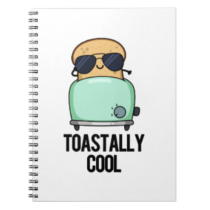 Toastally Cool Roligt Toast Skämt Anteckningsbok