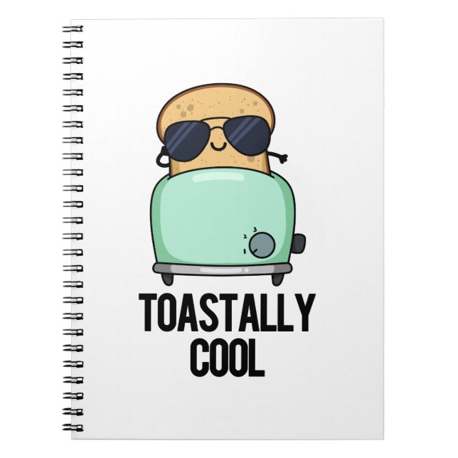 Toastally Cool Roligt Toast Skämt  Anteckningsbok (Framsidan)