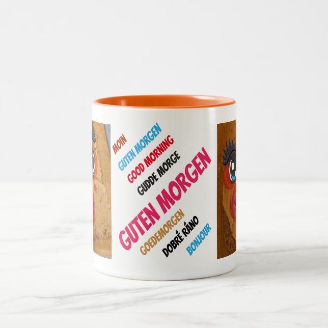 Toastbrot Knutscher  Två-Tonad Mugg (Center)