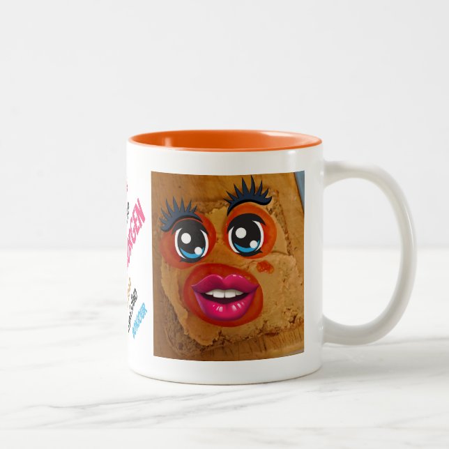 Toastbrot Knutscher  Två-Tonad Mugg (Höger)