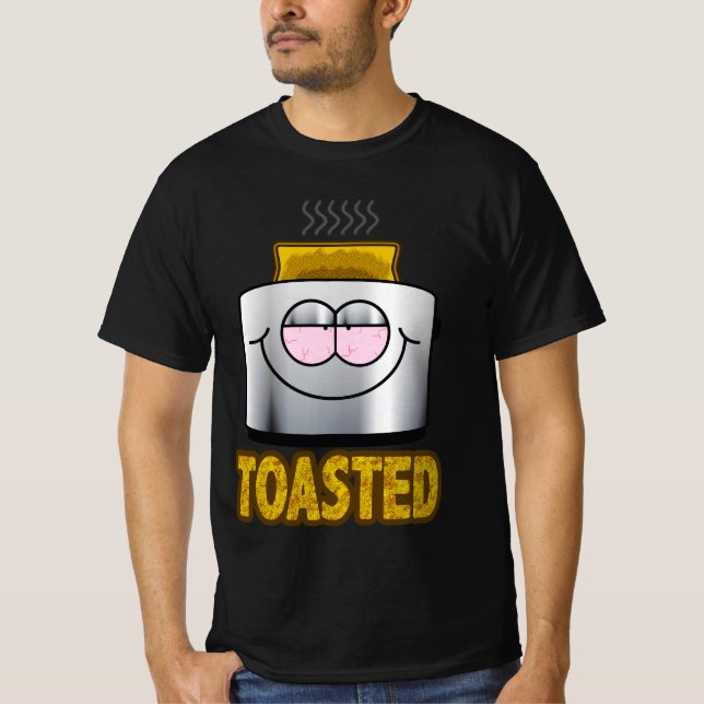 TOASTED Toaster Screwball Grafik T Shirt (Framsida)
