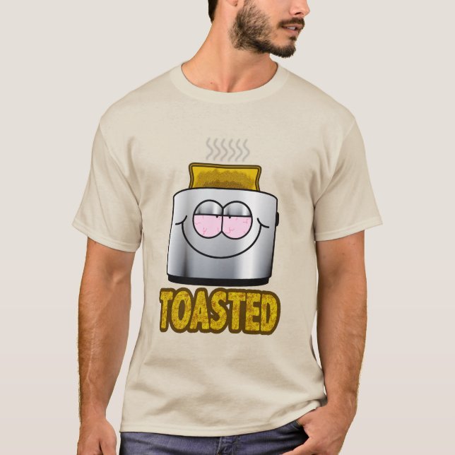 TOASTED Toaster Screwball Grafik T Shirt (Framsida)