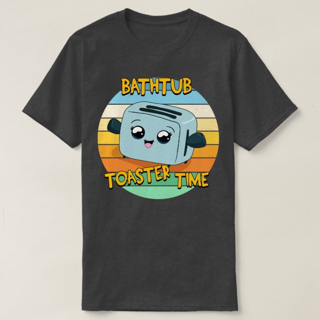 Toaster Bath T Shirt (Design framsida)