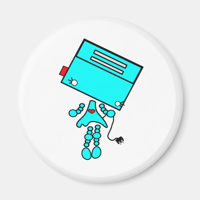 Toaster Girl Magnet (Framsidan)