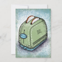 Toaster Greeting Card Kort