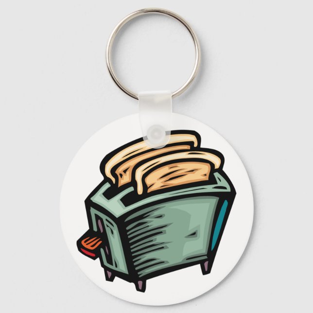 Toaster Keychain Nyckelring (Framsida)