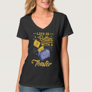 Toaster Oven Tosted Bread Toast Maker Pun T Shirt