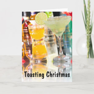 TOASTING CHRISTMAS="CHEER"FUL HELGDAG TILL DIG HELGKORT