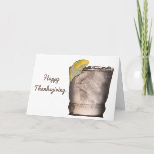 TOASTING "VÅR VÄNSKAP" VID THANKSGIVINGEN HELGKORT