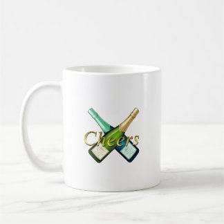 Toasting with a bottle kaffemugg