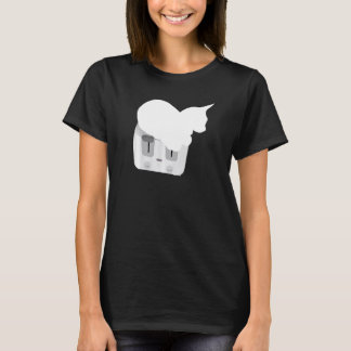 Toastrar Katt Kittel Favorit Plats att Vila T Shirt
