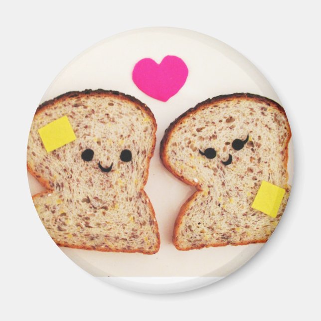 Toasty Kärlek Magnet (Framsidan)