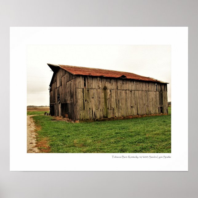 Tobacco Barn Poster (Framsidan)
