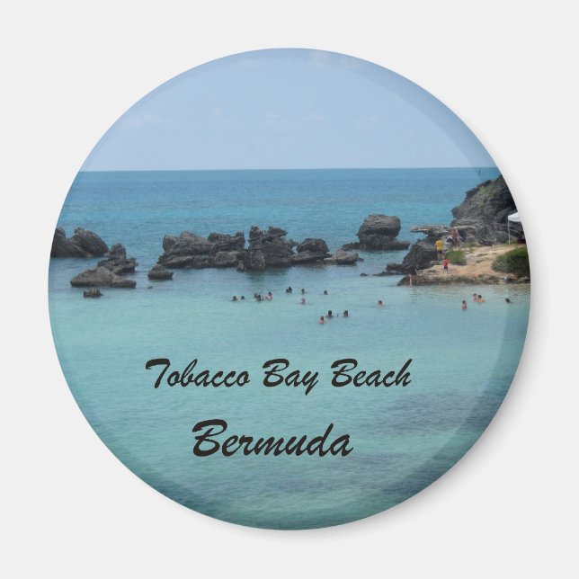 Tobacco Bay Beach, Bermuda Magnet (Framsidan)