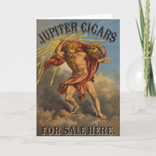 Tobacco Label, 1868. Kort (Framsida)