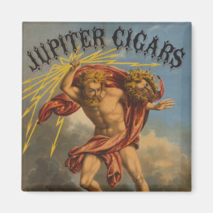 Tobacco Label, 1868. Magnet