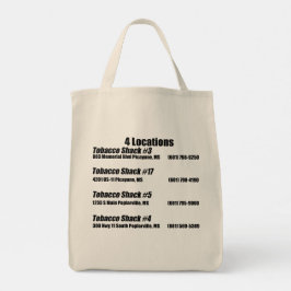 Tobacco Shack Tote Bag Tygkasse