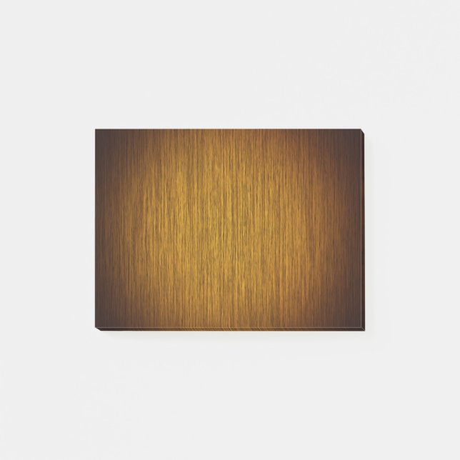 Tobacco Sunburst Grainy Wood Background Post-it Block (Framsida)
