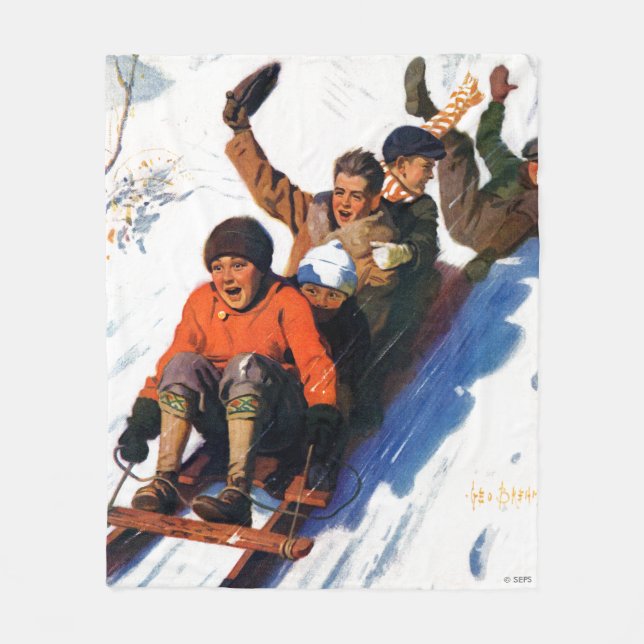 Tobaganing Fleecefilt (Framsidan)