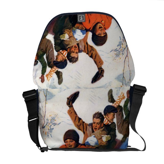Tobagganing Messenger Bag (Öppen Baksida)