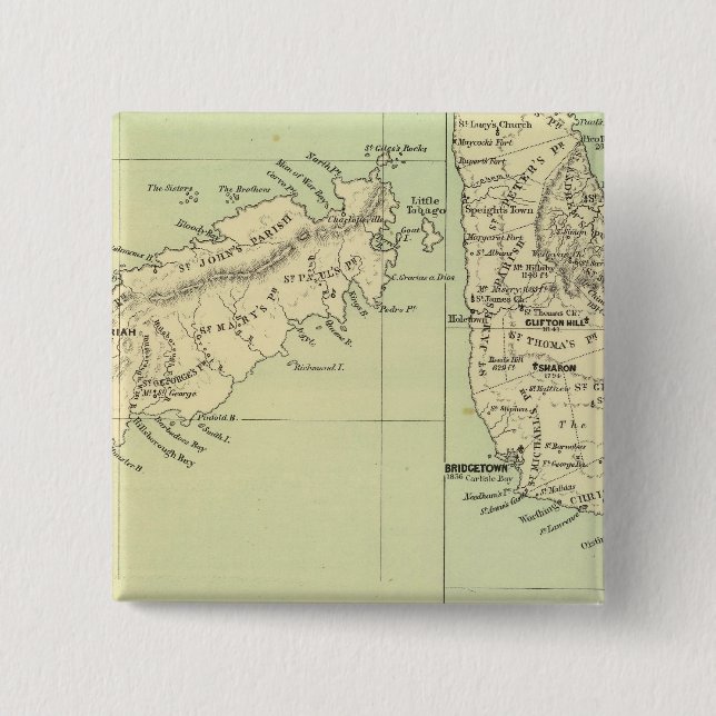 Tobago Barbados Knapp (Framsida)