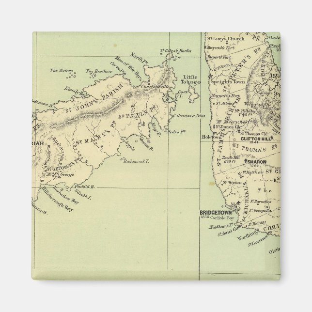 Tobago Barbados Magnet (Framsidan)