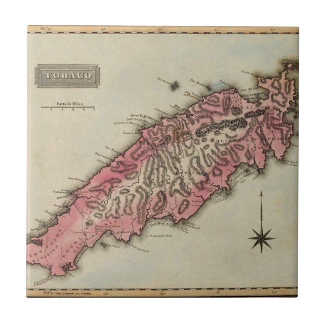 Tobago Kakelplatta (Framsidan)