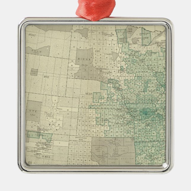 Tobak Julgransprydnad Metall (Framsidan)