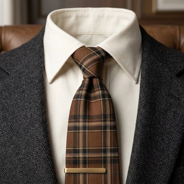 Tobakbrun Heritage Plaid Slips (Skapare uppladdad)