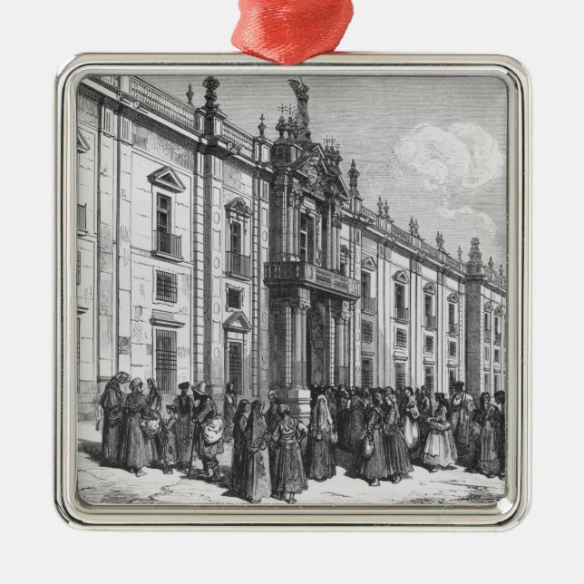 Tobakfabriken på Seville Julgransprydnad Metall (Framsidan)