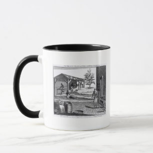 Tobakmanufactoryen i olika grenar mugg