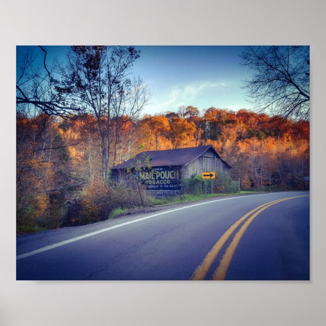 Tobaksburk för postorderförsäljning i Zela Poster (Framsidan)