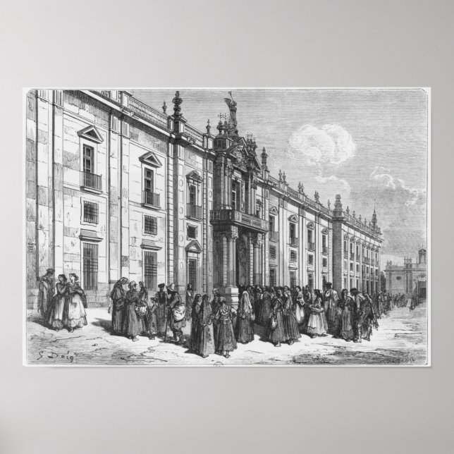 Tobaksfabriken i Sevilla Poster (Framsidan)