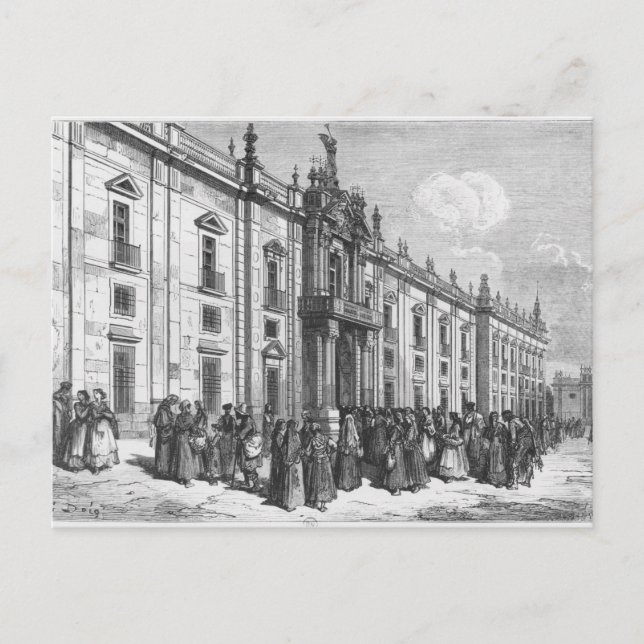 Tobaksfabriken i Sevilla Vykort (Framsida)