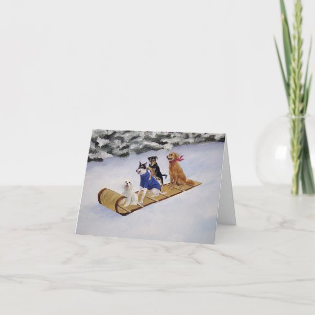 Tobbagan Svan anteckningskort (Framsida)