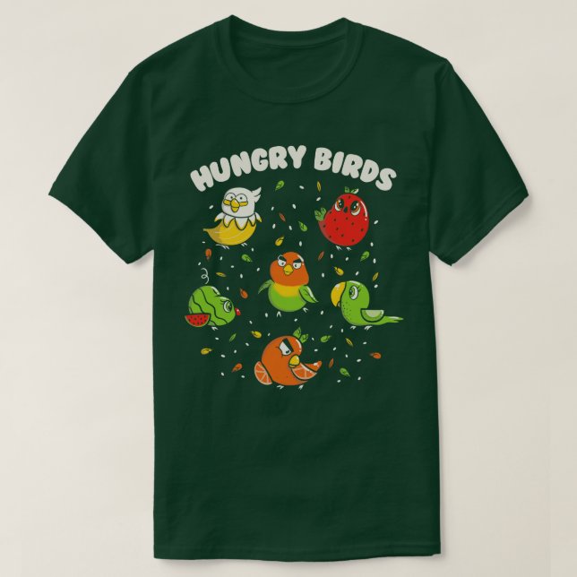 Tobe Fonseca: hungriga fågelfruktdelar T Shirt (Design framsida)