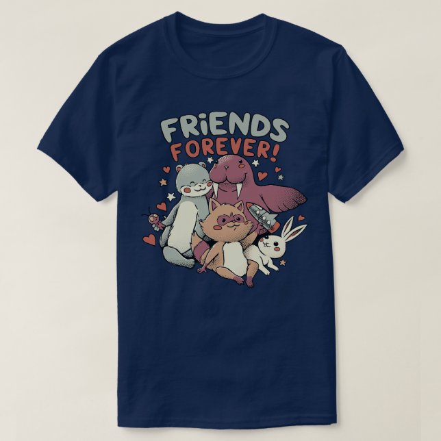 Tobe Fonsecas bästa vänner för Mörk T Shirt (Design framsida)