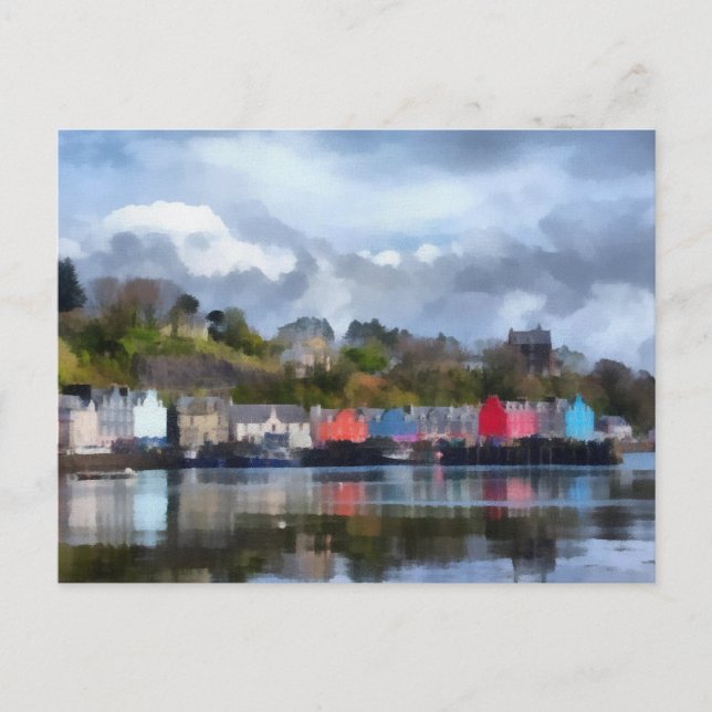 Tobermory Harbour Vykort (Framsida)