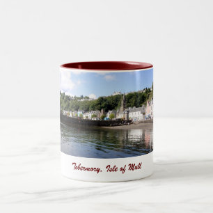 Tobermory Isle av Mull muggen Två-Tonad Mugg
