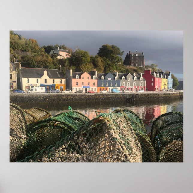 Tobermory, Isle of Mull, Scotland Scenia Poster (Framsidan)