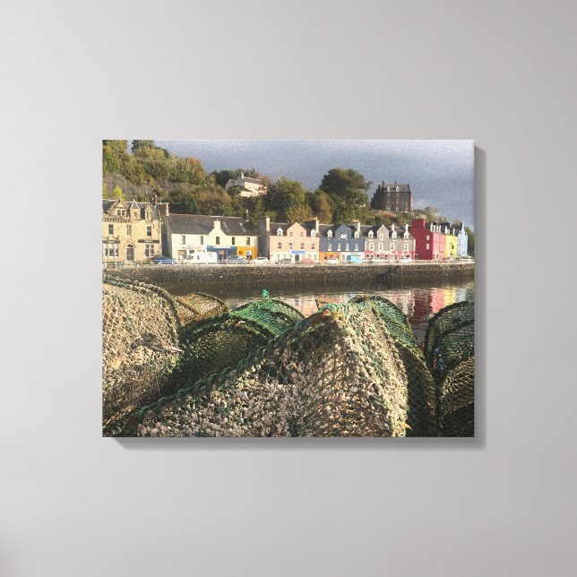 Tobermory, Isle of Mull, Skottland Scenisk Canvastryck (Framsida)
