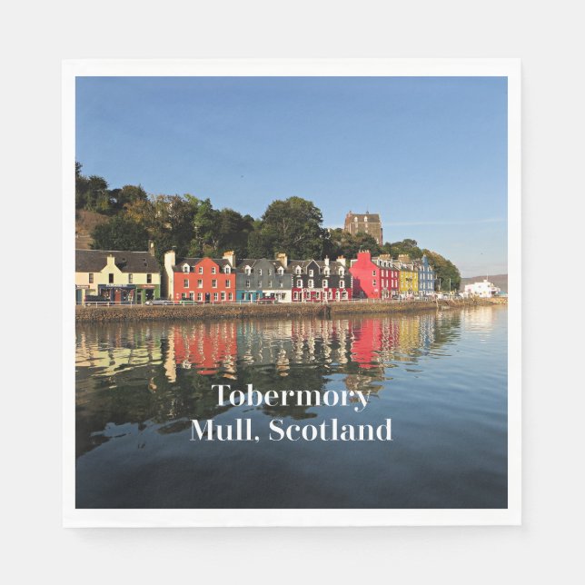 Tobermory, Mull, Skottland Pappersservett (Framsidan)