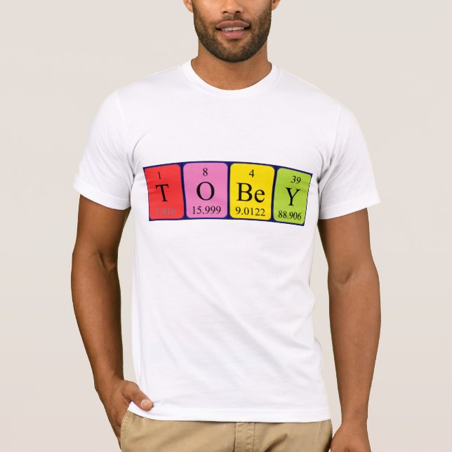 Tobey Periodisk skjorta bord namn T-shirt (Framsida)